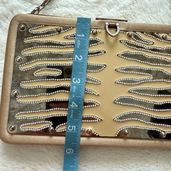 Valentino women evening bag with crystals Authentic Retail 2100$ - Picture 11 of 16